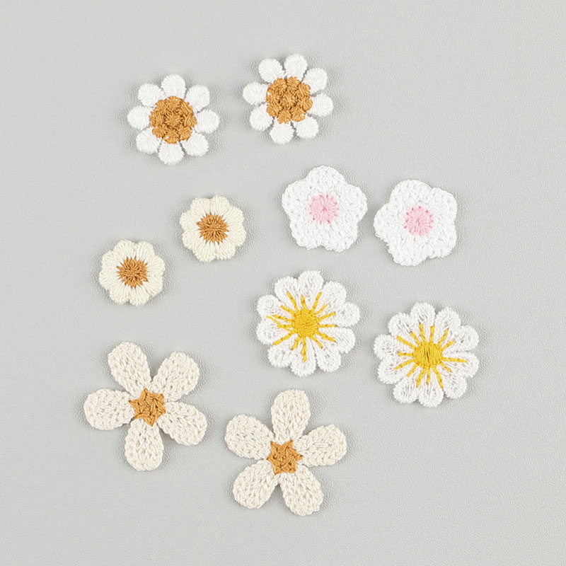 Embroidery On Socks - 20Pcs Sunflower Embroidery Flower Patches DIY