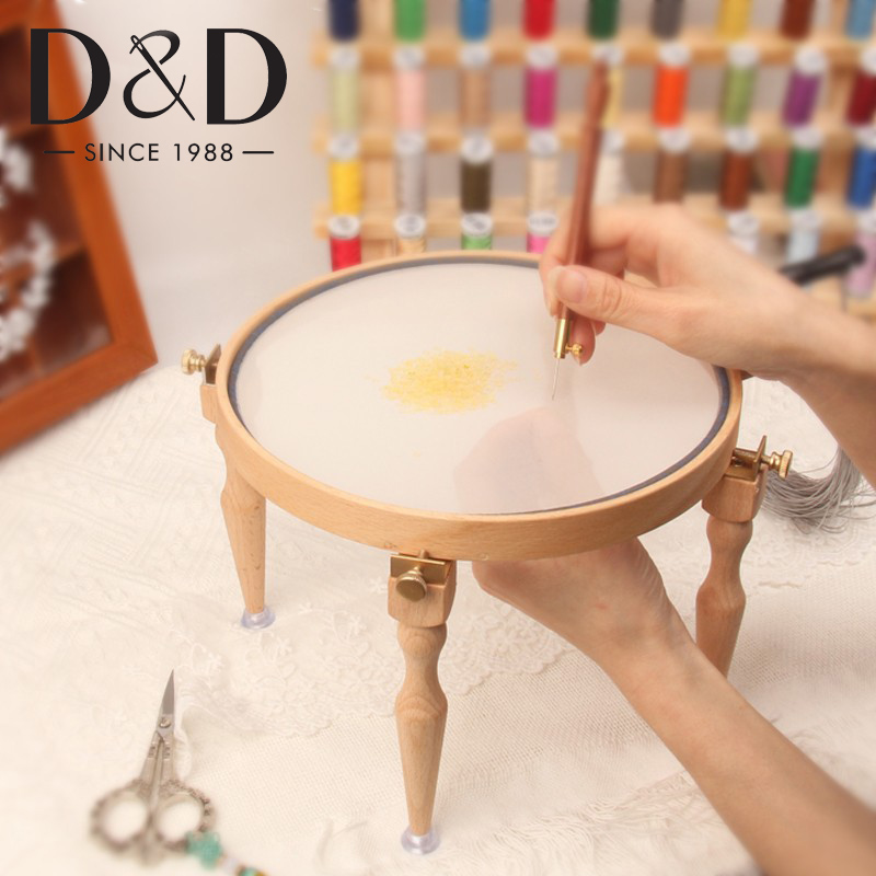 Punch Needle Handle - 3/4Pcs Adjustable Portable Wooden Embroidery Hoop
