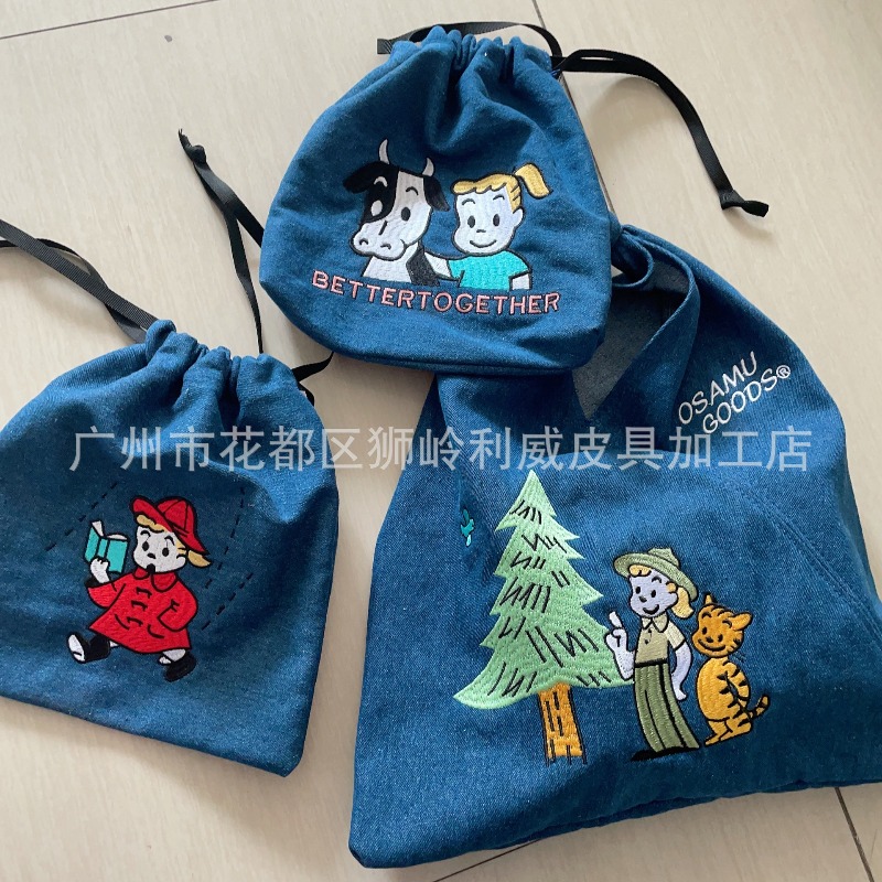 Hot OSAMU GOODS Series Fashion - Embroidery Pattern ulasan dan harga