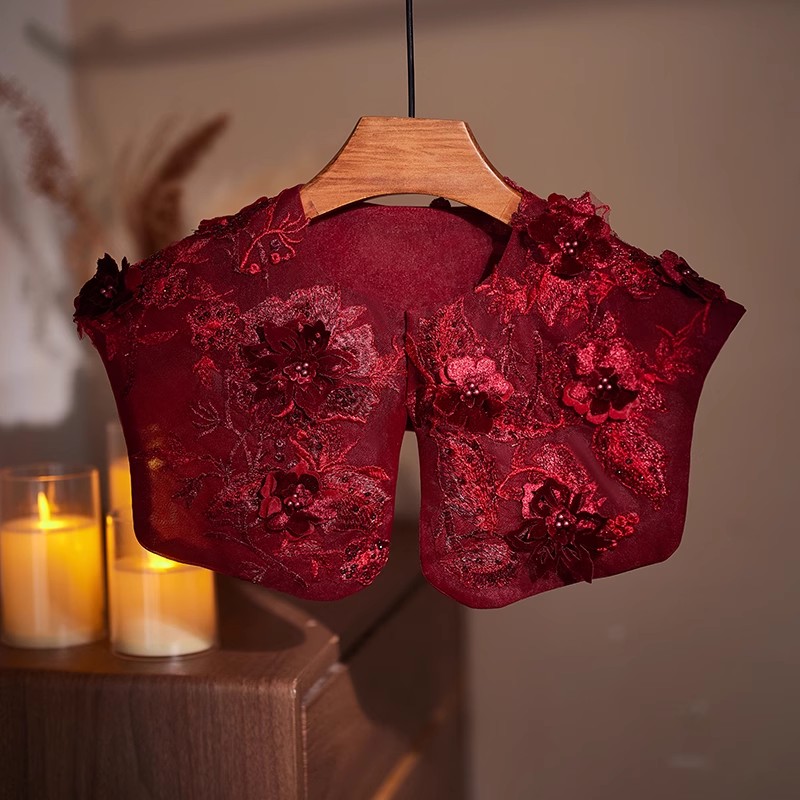 Women's Fashion Embroidery Win - Embroidery Red ulasan dan harga