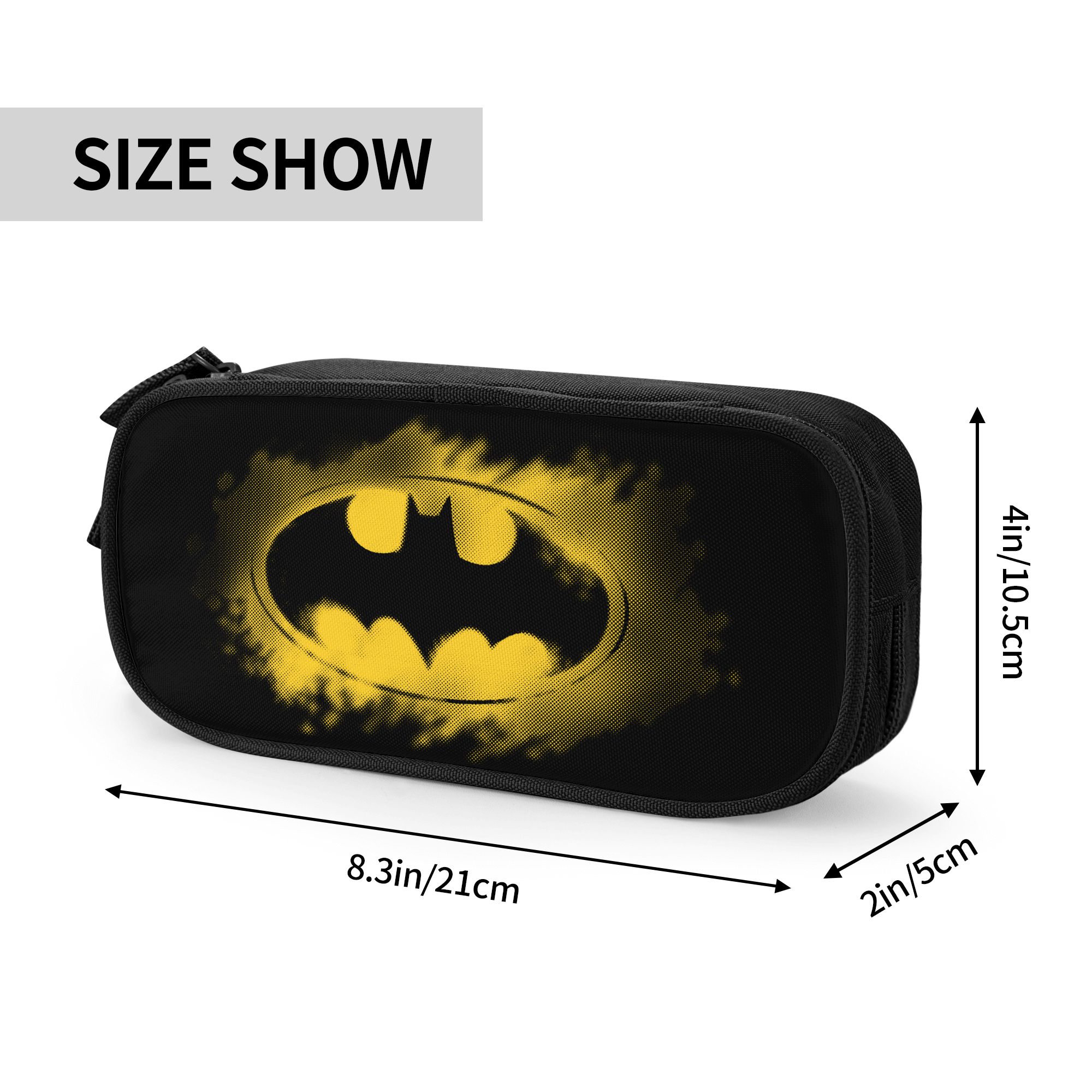 Batman Symbol Logo Pencil Case - Embroidery Love ulasan dan harga