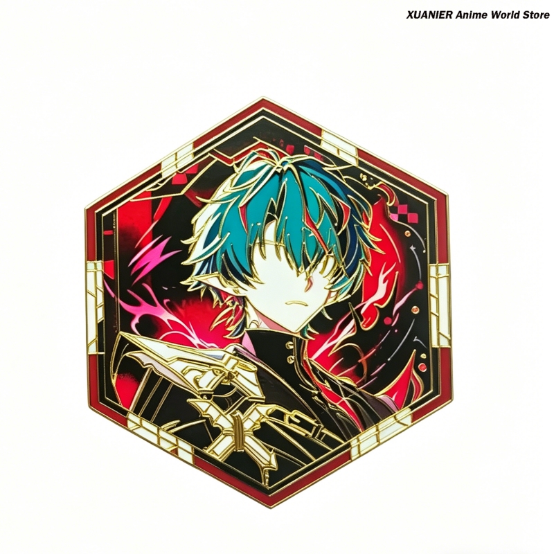 Anime Metal Badge Arknights:En - Embroidery Fabric ulasan dan harga