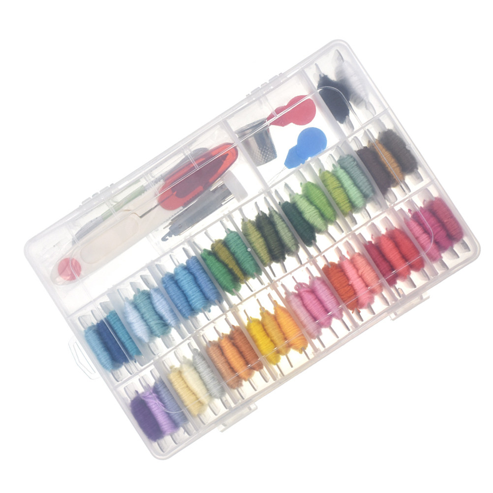 50 Assorted Embroidery Kit Sup - Embroidery Pattern ulasan dan harga