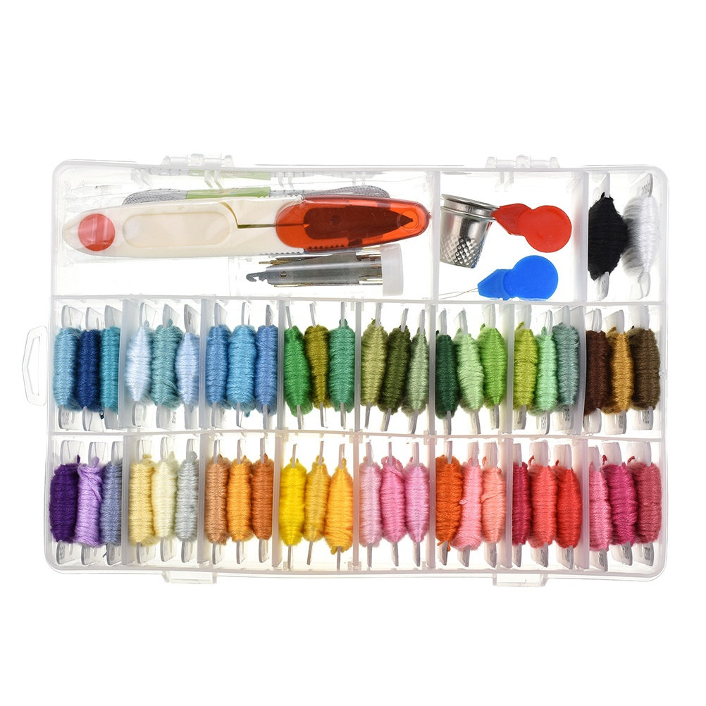 50 Assorted Embroidery Kit Sup - Embroidery Pattern ulasan dan harga