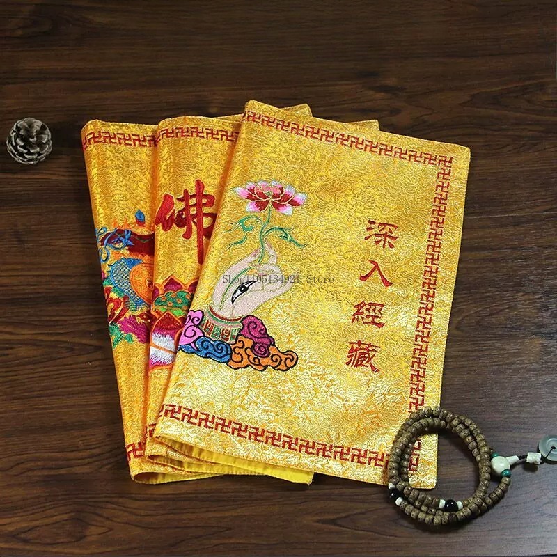 42CM Double Embroidery Satin F - Embroidery Cloth ulasan dan harga