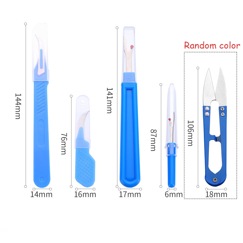 5Pcs Blue Sewing Ripper Kit wi - Embroidery Threads ulasan dan harga
