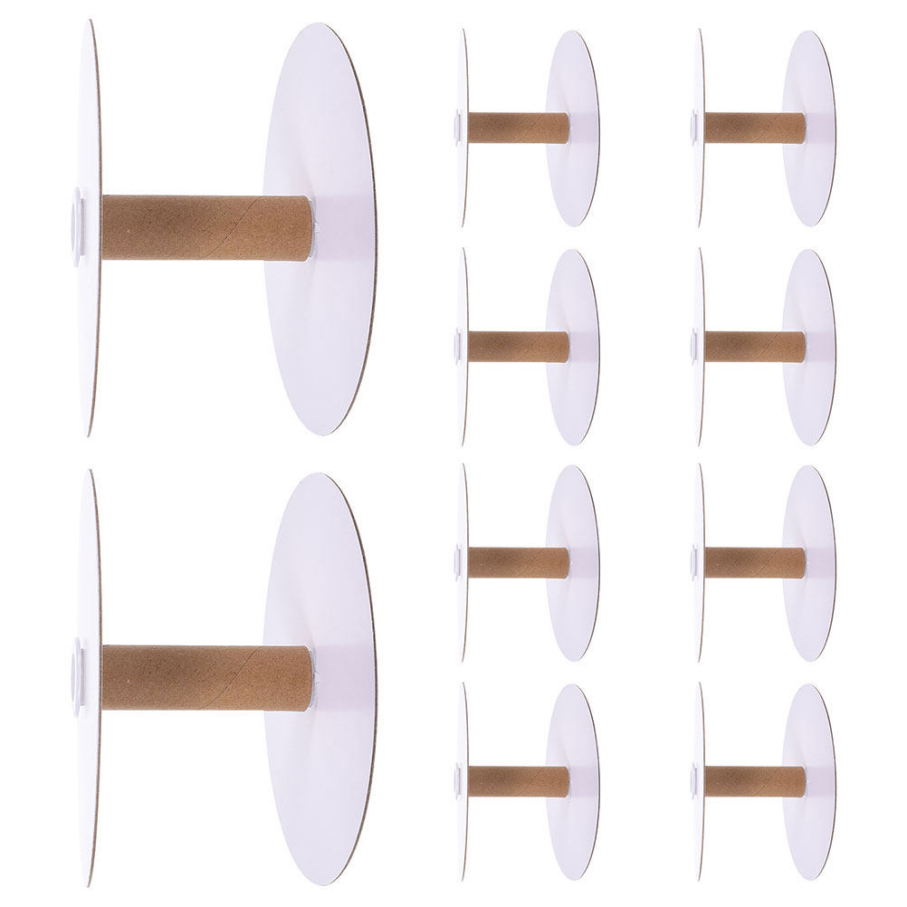 12Pcs Paper Spool Wire Storage - Embroidery Threads ulasan dan harga