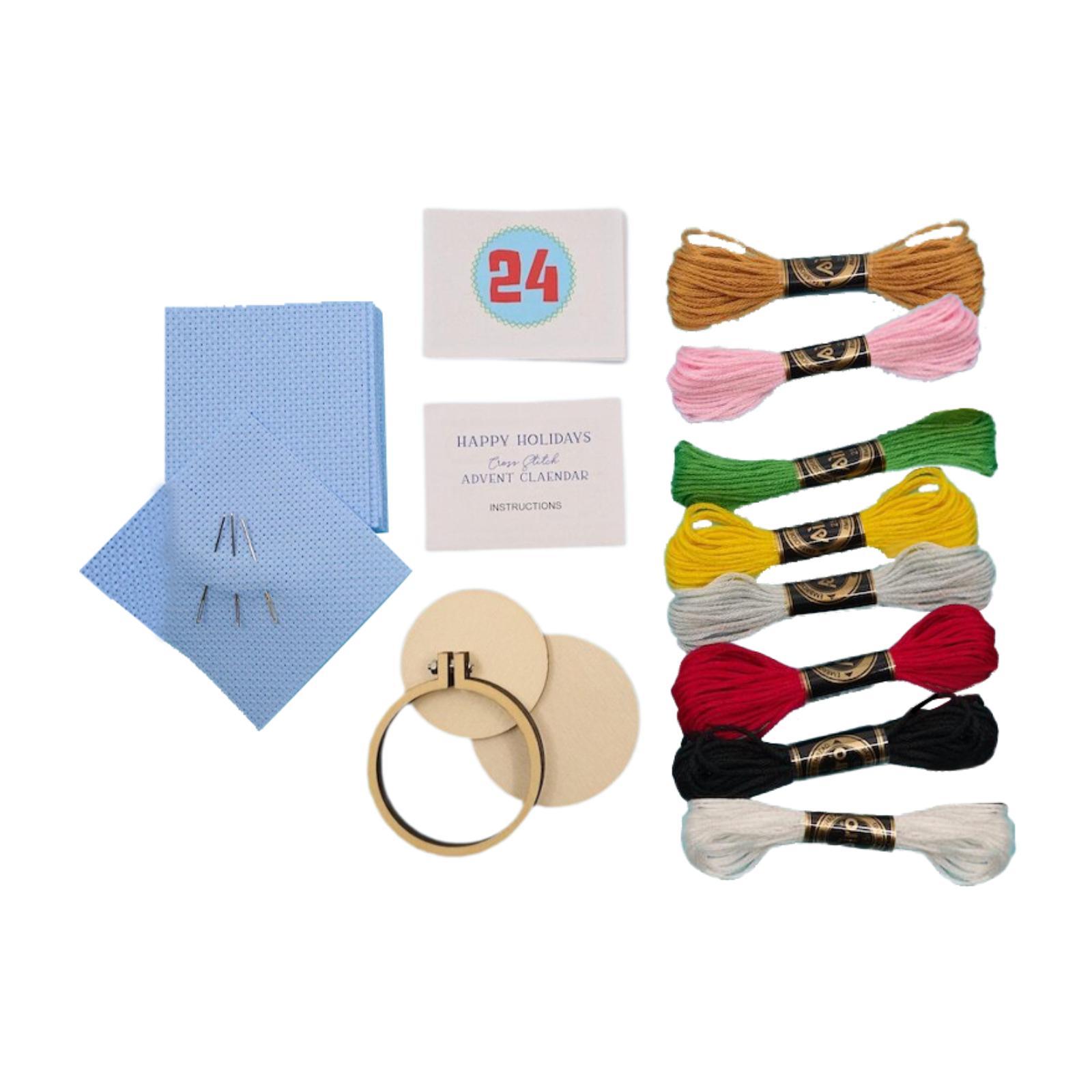 Christmas Advent Calendar,Xmas - Embroidery Xmas Tree ulasan dan harga