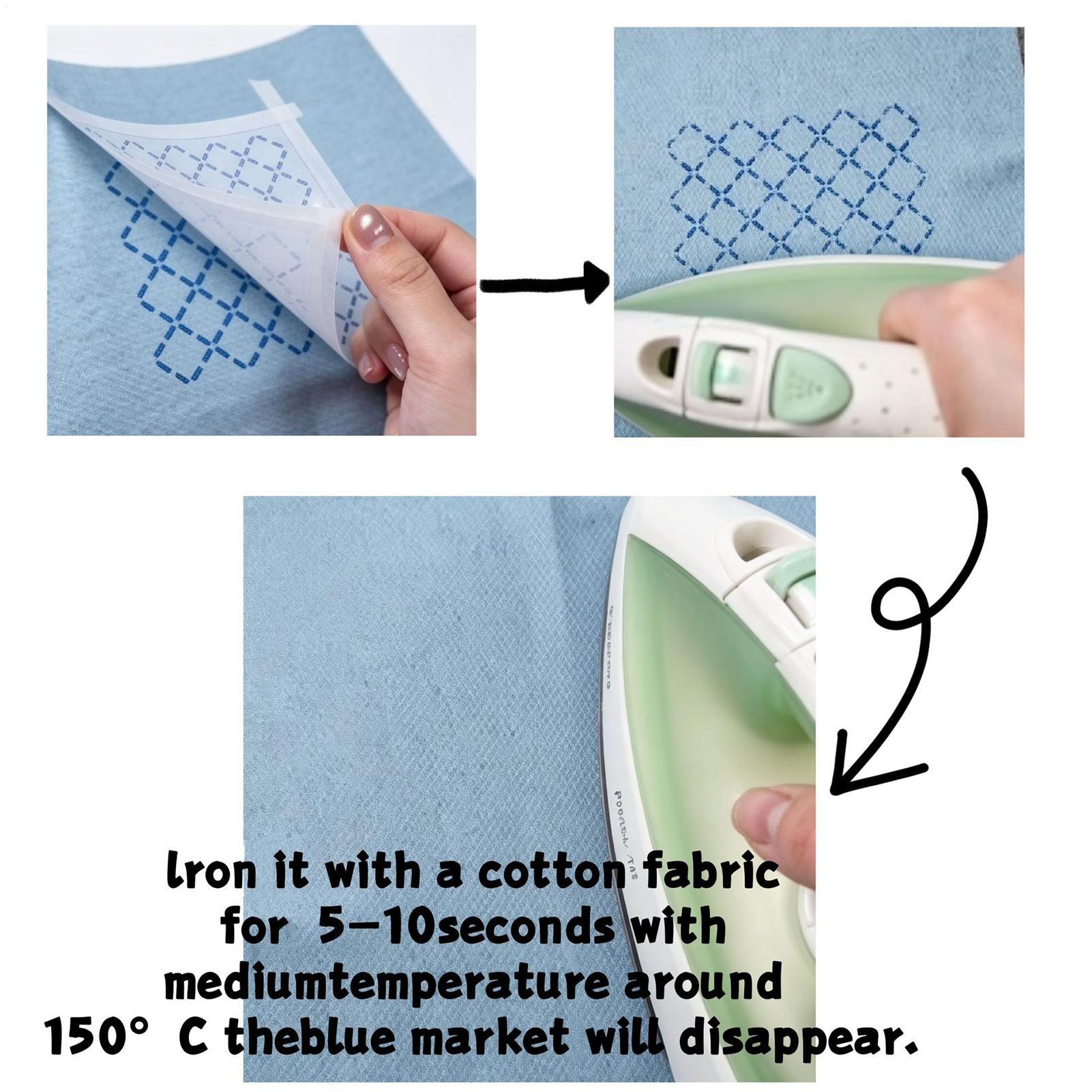 40g/can Heat Erasable Fabric C - Embroidery Pattern ulasan dan harga