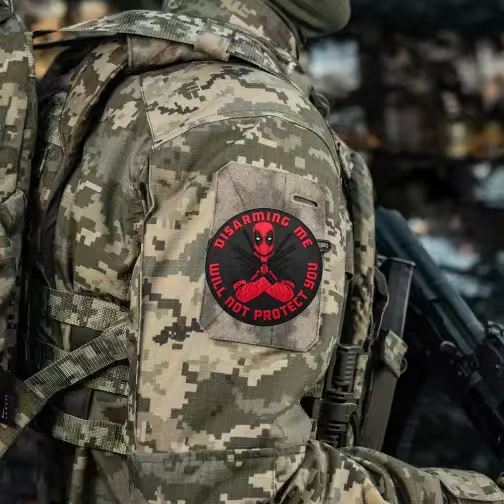 New Logo Death Attendant Badge - Embroidery Logo ulasan dan harga