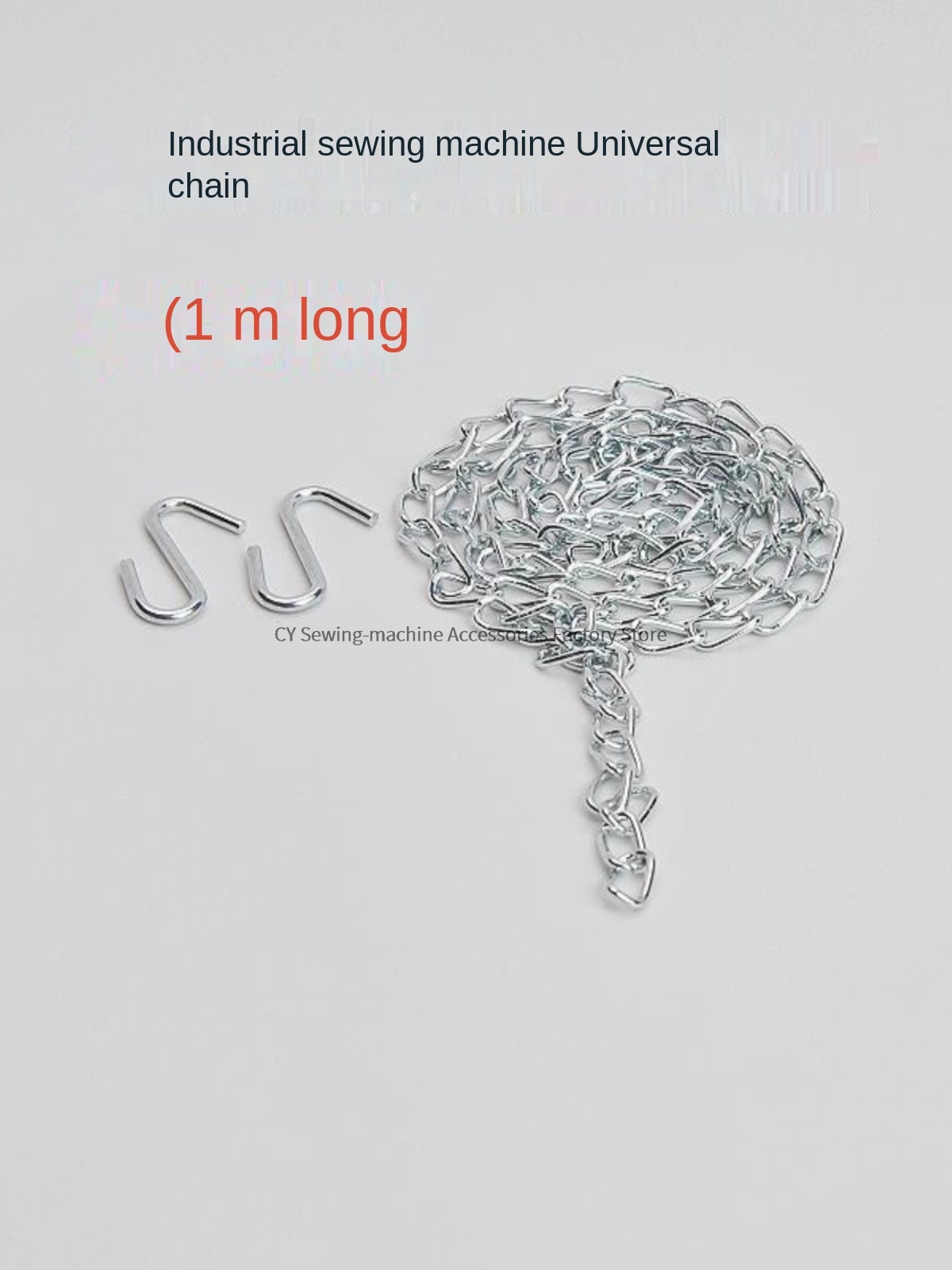 1m Iron Chain with Hook Pedal  - Embroidery Chain Stitch ulasan dan harga