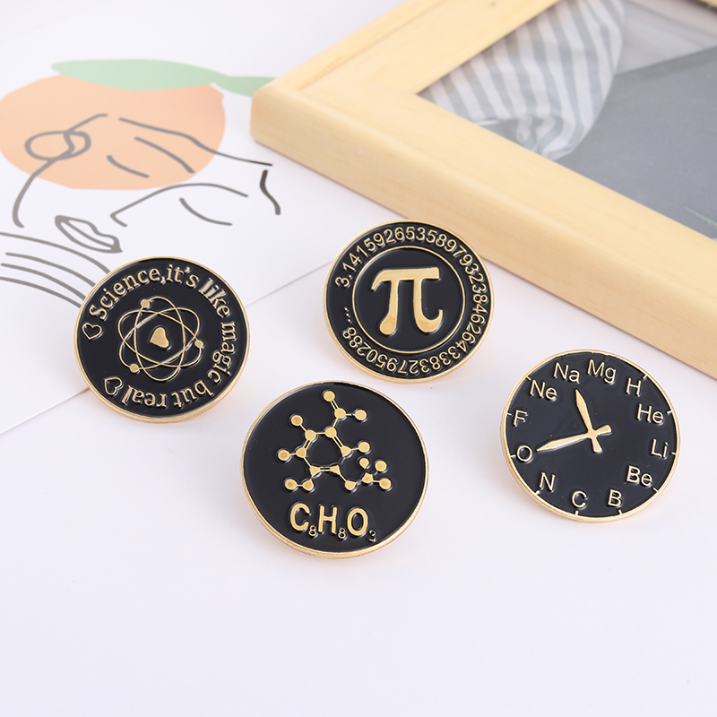 Creative Math Enamel Brooches  - Embroidery Love ulasan dan harga
