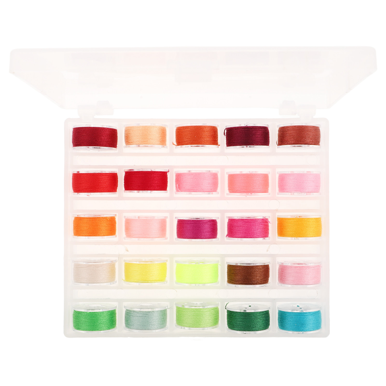 25 Pcs Bobbins and Sewing Thre - Embroidery Threads ulasan dan harga