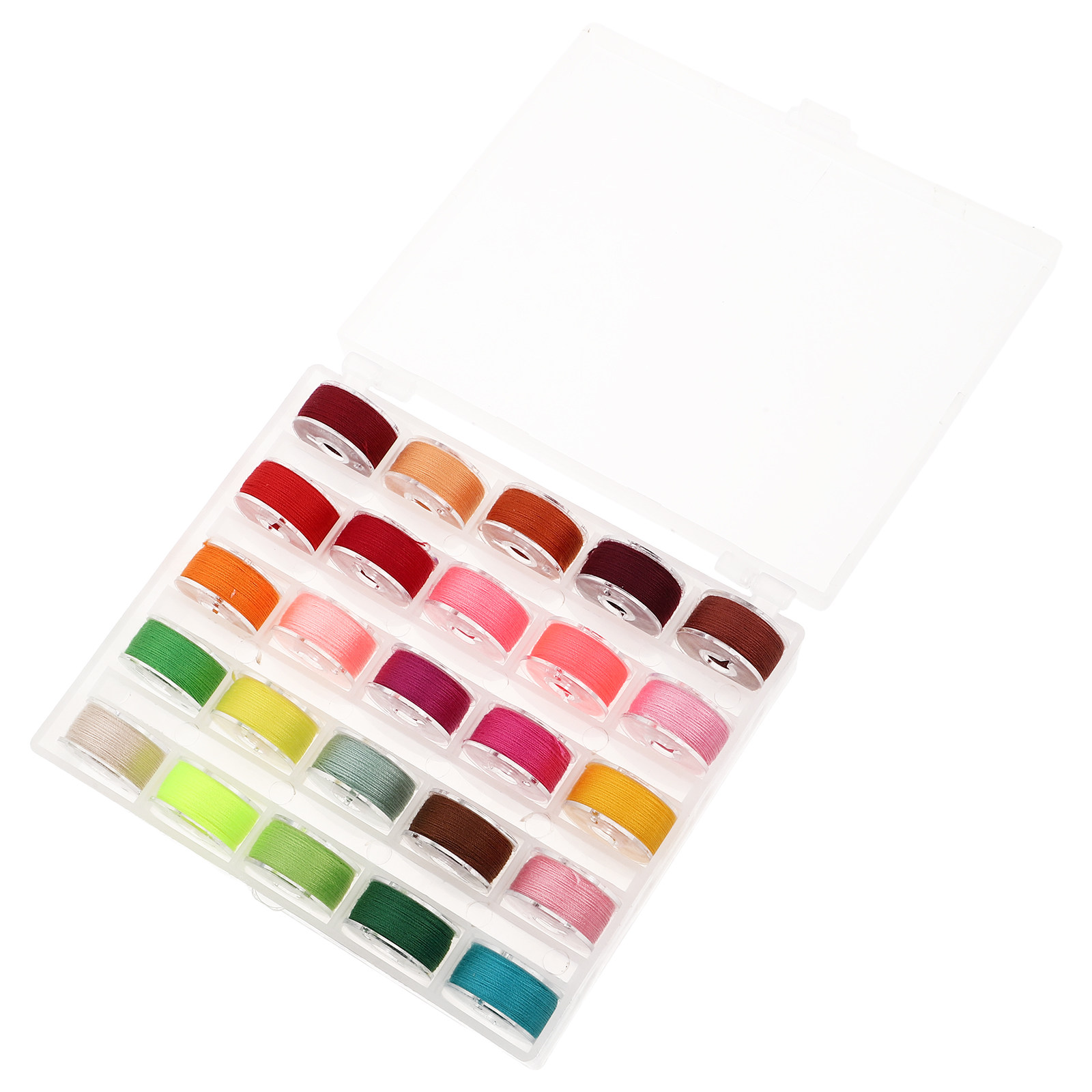 25 Pcs Bobbins and Sewing Thre - Embroidery Threads ulasan dan harga
