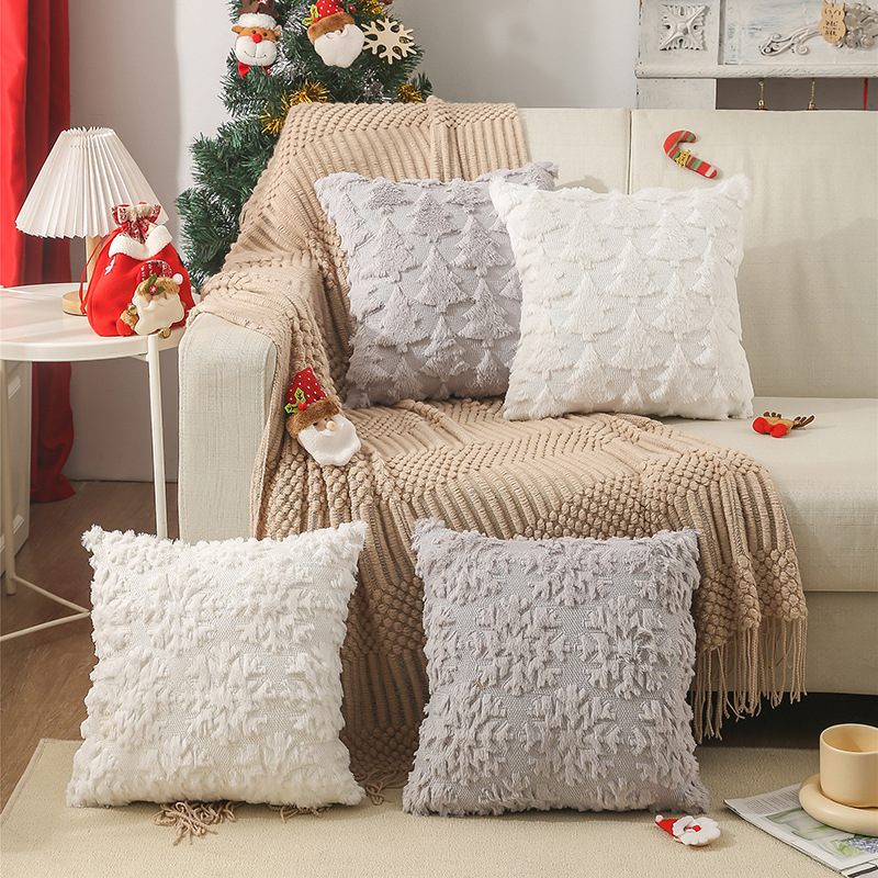 45x45cm Christmas Snowflake Em - Embroidery Xmas Tree ulasan dan harga