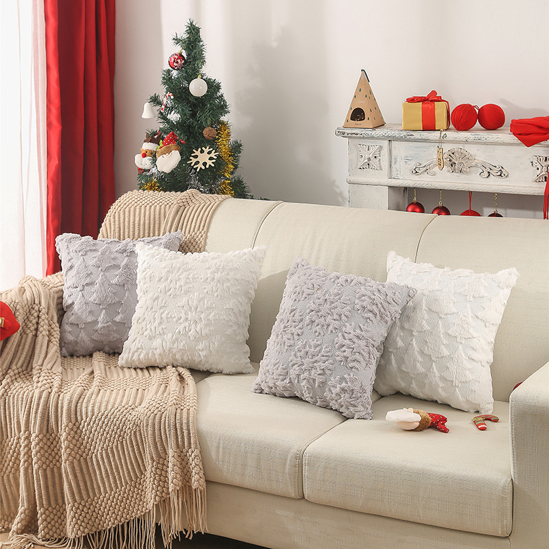 45x45cm Christmas Snowflake Em - Embroidery Xmas Tree ulasan dan harga
