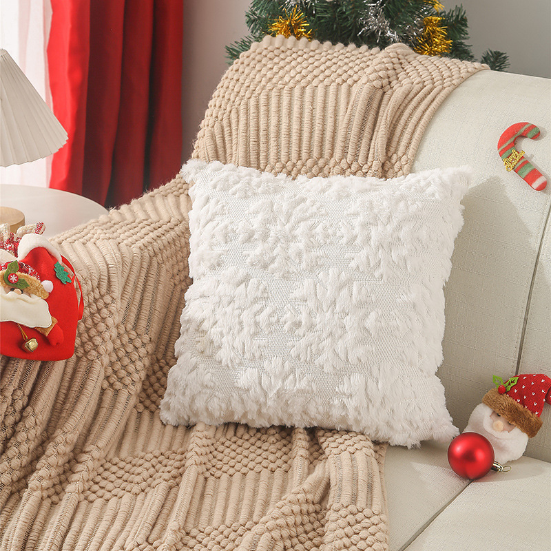 45x45cm Christmas Snowflake Em - Embroidery Xmas Tree ulasan dan harga