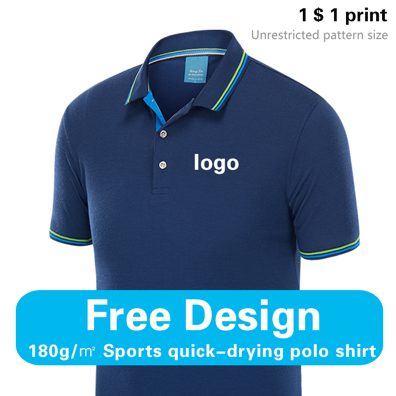 Summer Polo Shirt With Printed - Embroidery Logo ulasan dan harga