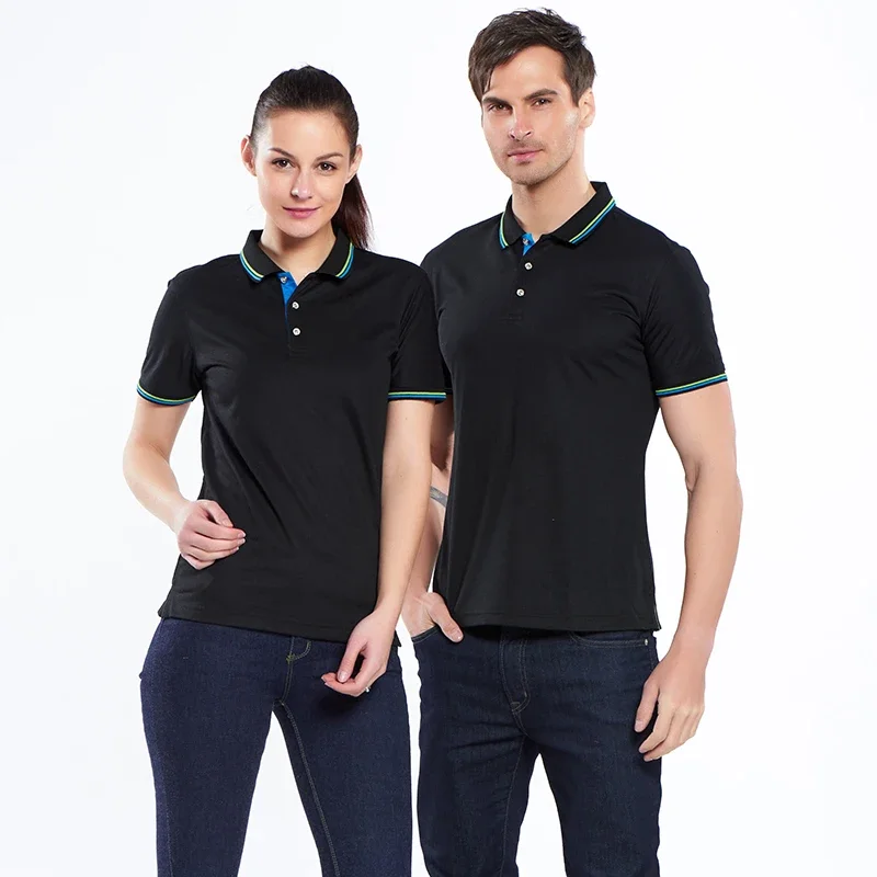 Summer Polo Shirt With Printed - Embroidery Logo ulasan dan harga