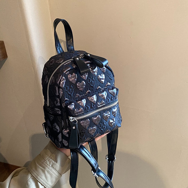 Mini Backpack for Women 2024 N - Embroidery Love ulasan dan harga