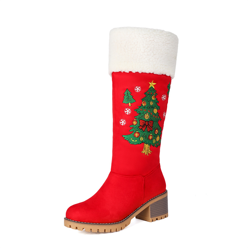 YQBTDL 2026 Fashion Christmas  - Embroidery Xmas Tree ulasan dan harga