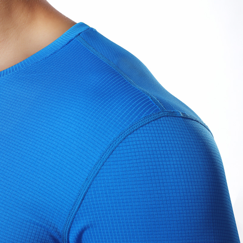 Sports quick drying long sleev - Embroidery Logo ulasan dan harga