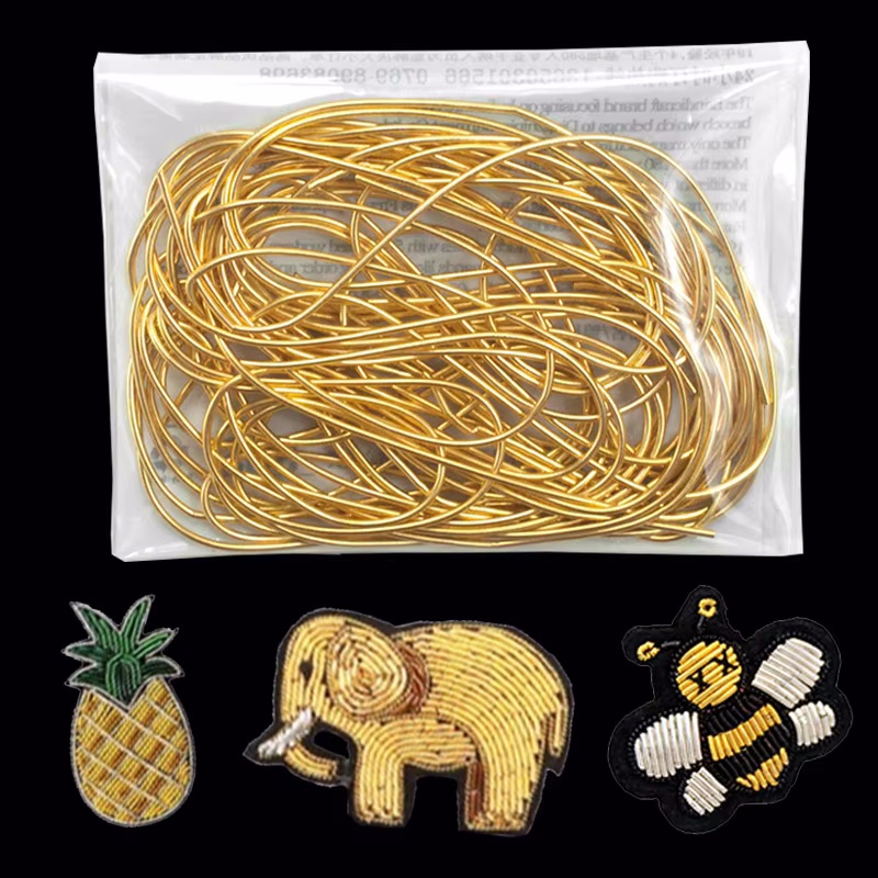 2.6M 1-1.5mm Bullion Wire Fren - Embroidery Threads ulasan dan harga