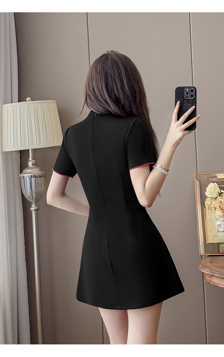 2026 New Chinese Style Black T - Embroidery Red ulasan dan harga