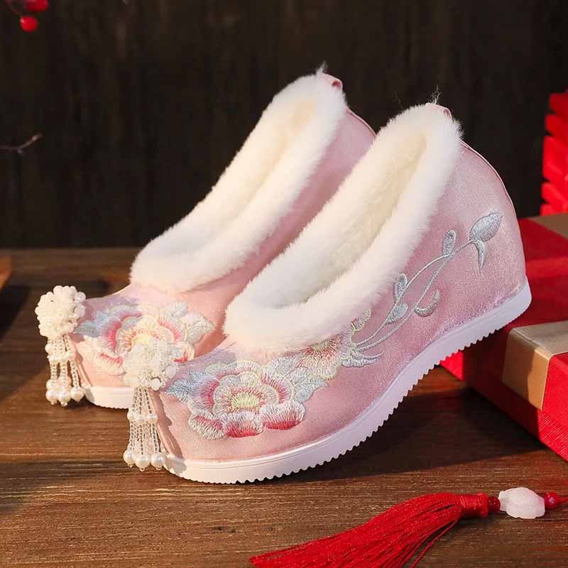 Women`s Plus Size 41# Hanfu Em - Embroidery Fabric ulasan dan harga
