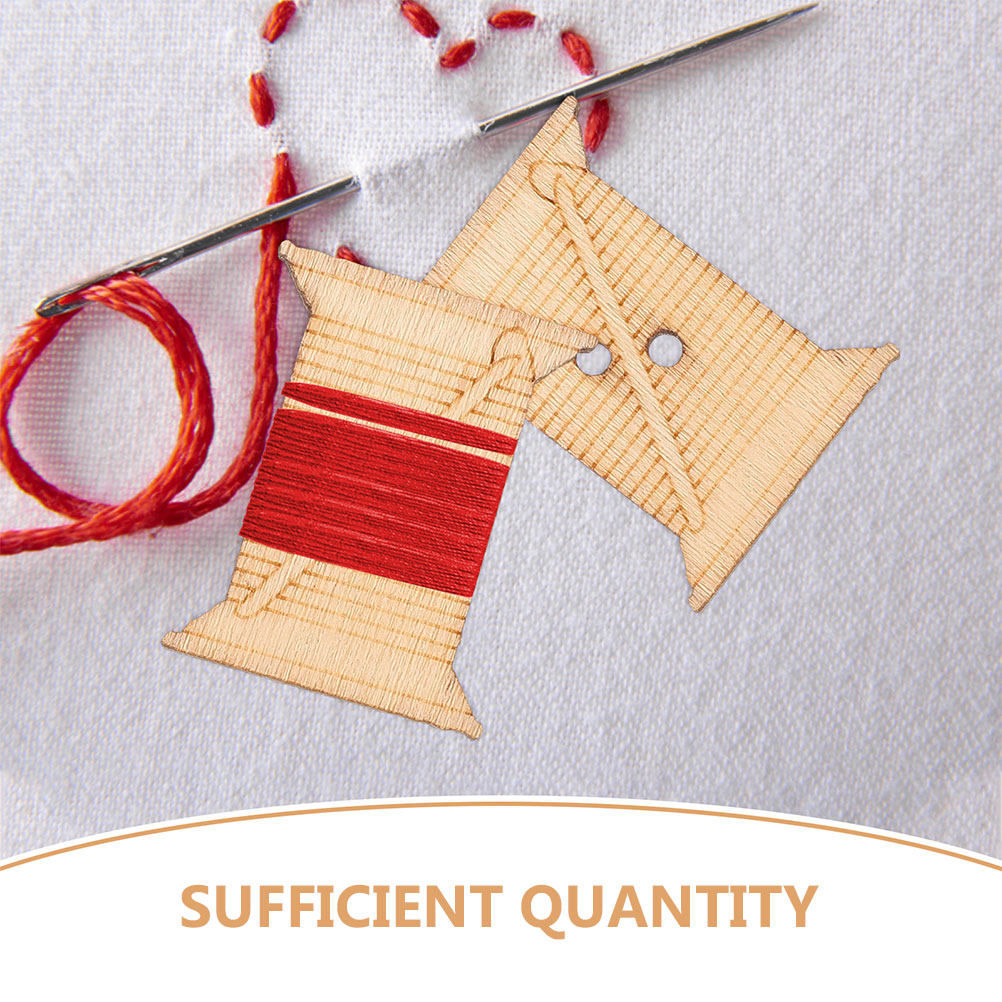 100Pcs Wooden Embroidery Floss - Embroidery Threads ulasan dan harga