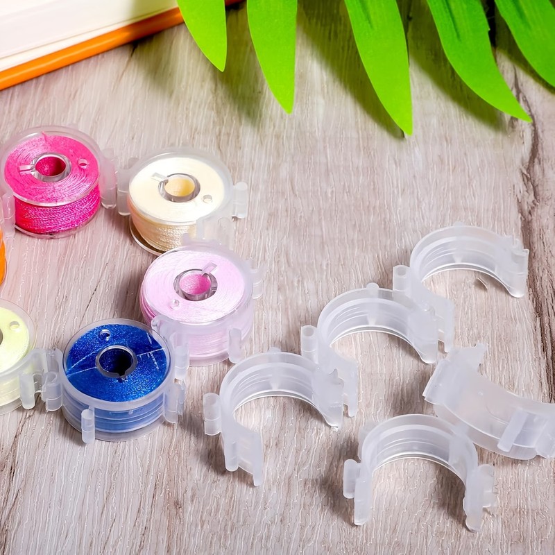 35 pcs Bobbin Clips, Prevents  - Embroidery Threads ulasan dan harga