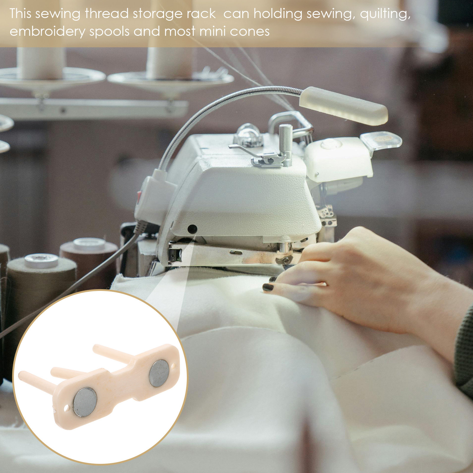Plastic Thread Spool Holder St - Embroidery Threads ulasan dan harga