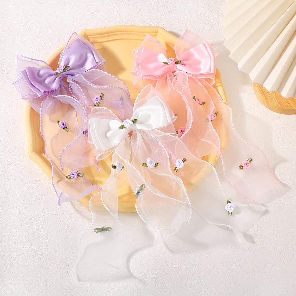 1pcs Cute Flower Embroidery Ha - Embroidery Love ulasan dan harga