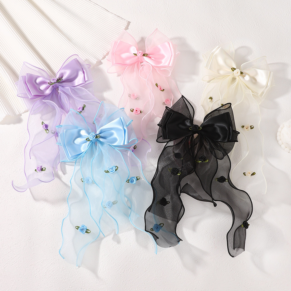 1pcs Cute Flower Embroidery Ha - Embroidery Love ulasan dan harga