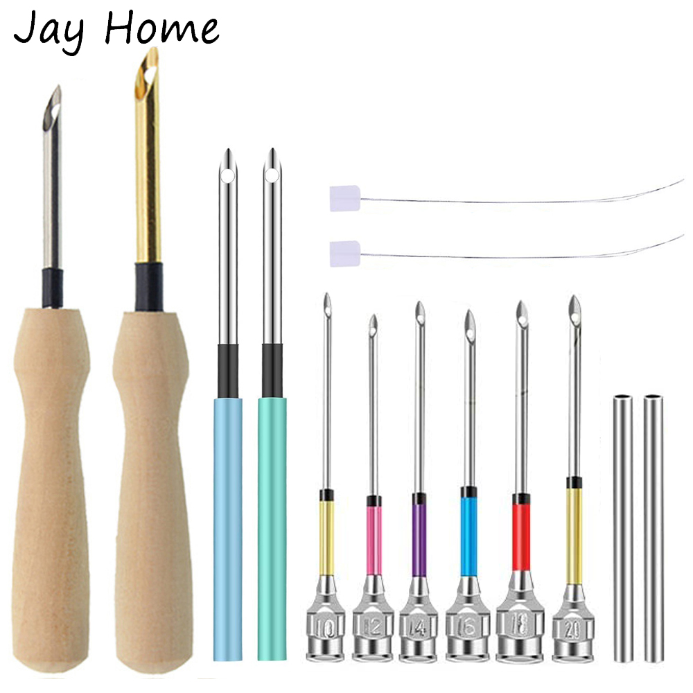 Embroidery Stitching Punch Nee - Punch Needle Handle ulasan dan harga