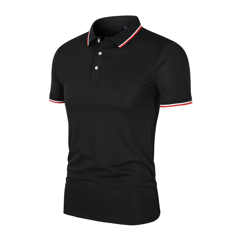 Summer Men Women Lapel Short S - Embroidery Logo ulasan dan harga