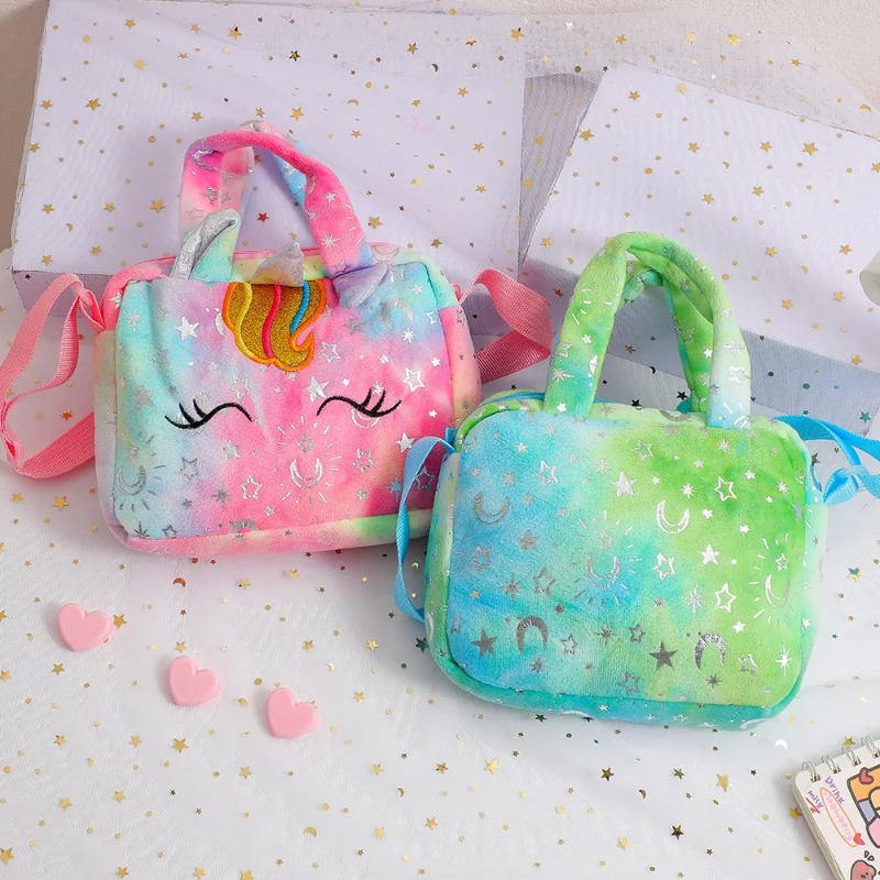 Sweet Unicorn Handbags For Gir - Embroidery Love ulasan dan harga