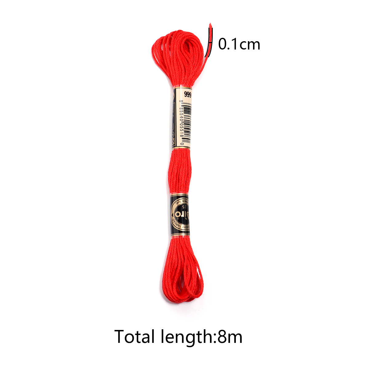 6Pcs/Lot Multicolor Polyester  - Embroidery Threads ulasan dan harga