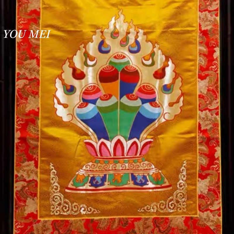 Tibetan-Style Door Curtain for - Embroidery Pattern ulasan dan harga