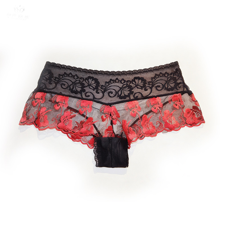 【1pcs】lingeries femme ultra ho - Embroidery Red ulasan dan harga