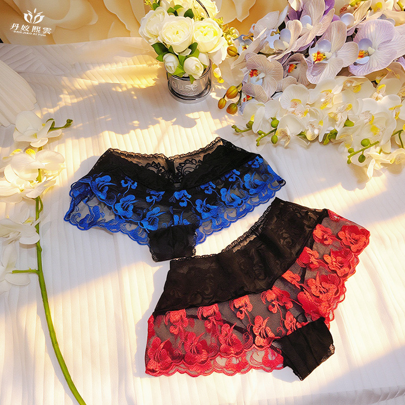 【1pcs】lingeries femme ultra ho - Embroidery Red ulasan dan harga