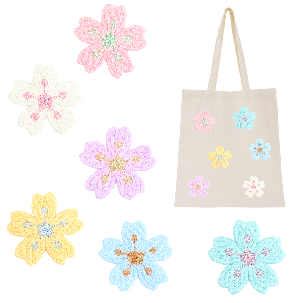 20pcs/lot Colorful 2.4cm Embro - Embroidery Cloth ulasan dan harga