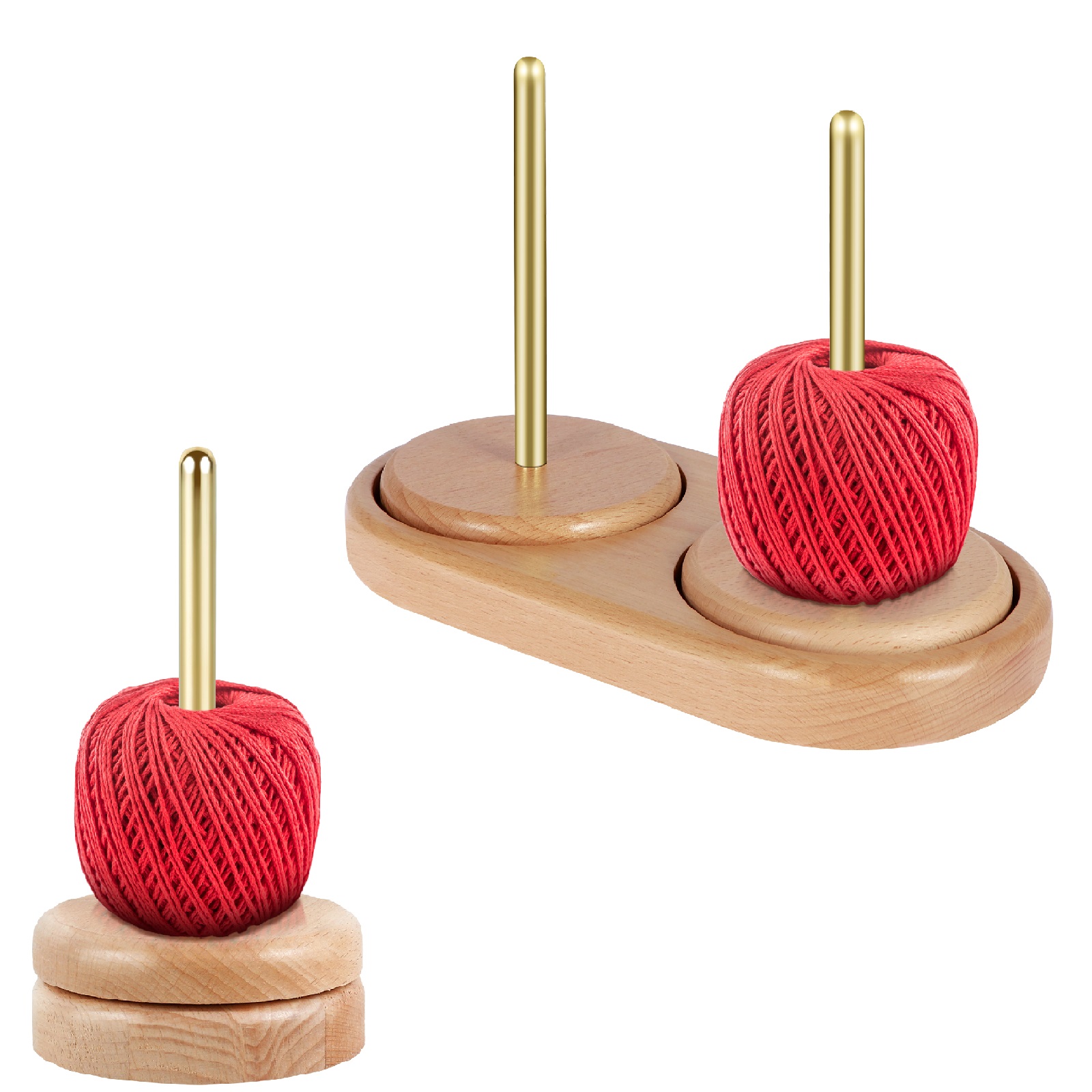 Yarn Ball Holder Rotatable Woo - Embroidery Yarn ulasan dan harga
