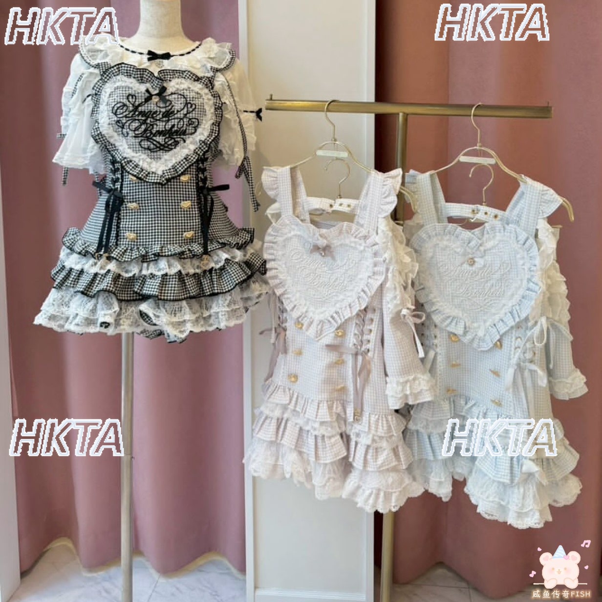 Japanese Mass Produced Plaid L - Embroidery Love ulasan dan harga